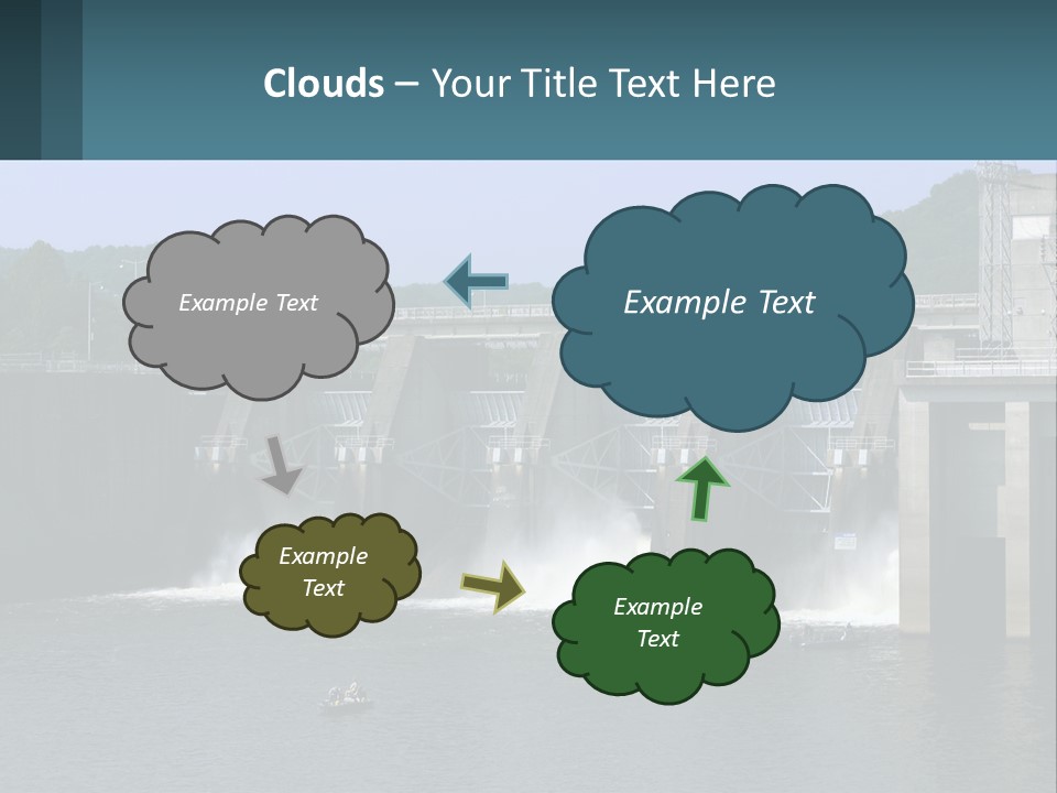 Concrete River Generation PowerPoint Template