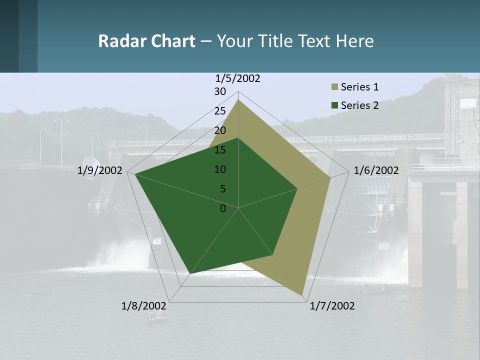 Concrete River Generation PowerPoint Template