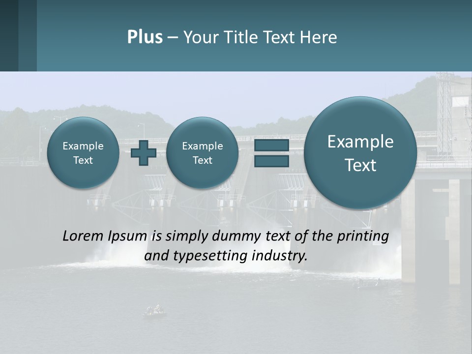 Concrete River Generation PowerPoint Template