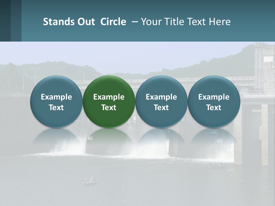 Concrete River Generation PowerPoint Template