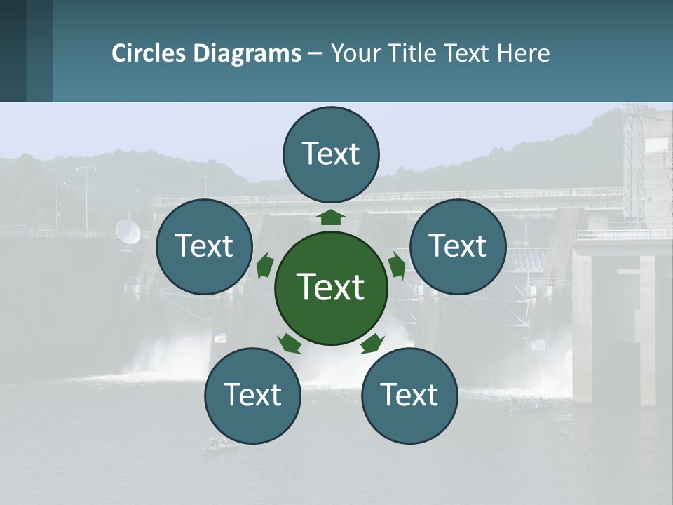 Concrete River Generation PowerPoint Template