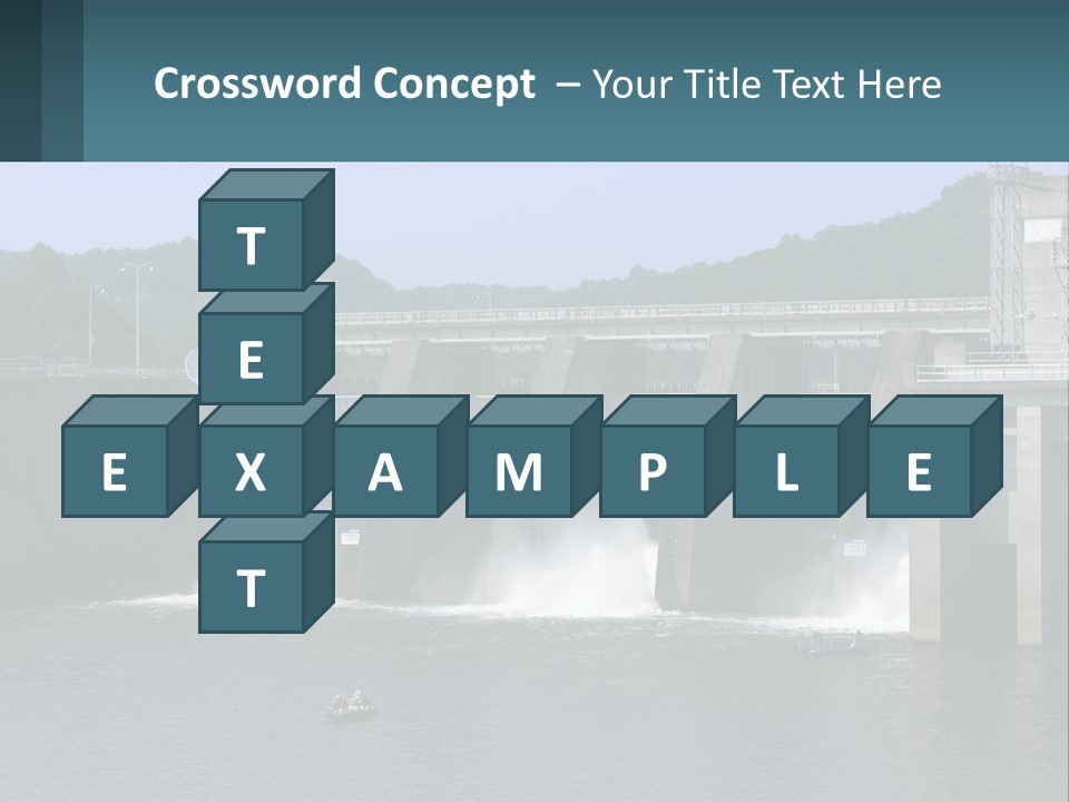 Concrete River Generation PowerPoint Template