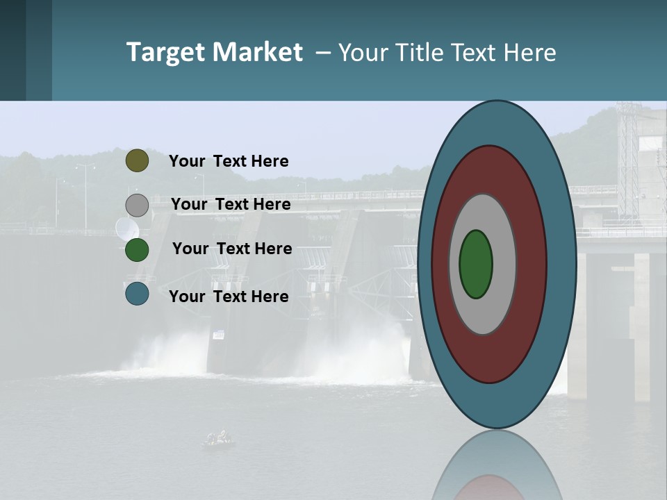 Concrete River Generation PowerPoint Template