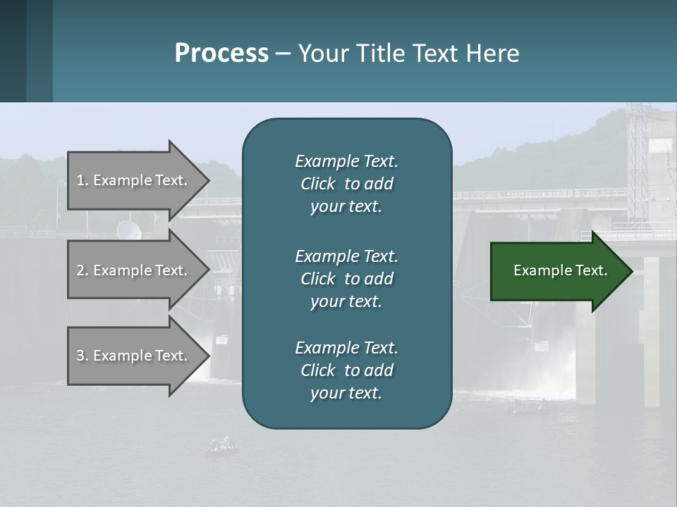 Concrete River Generation PowerPoint Template