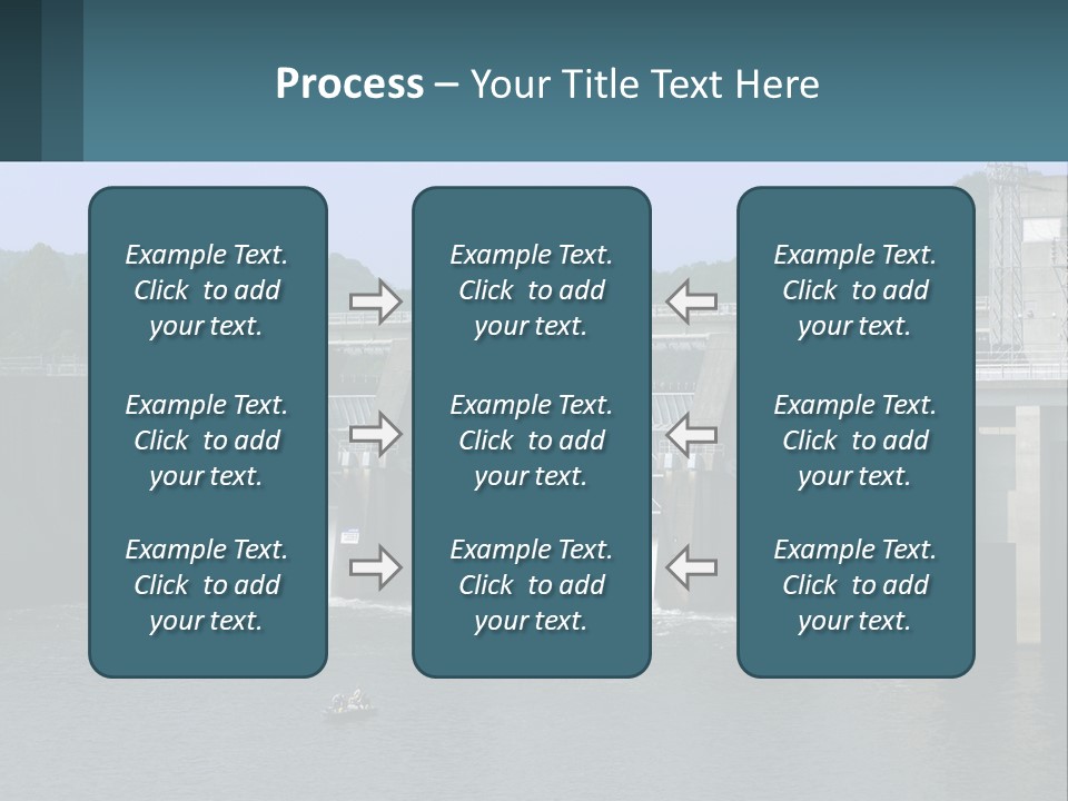 Concrete River Generation PowerPoint Template