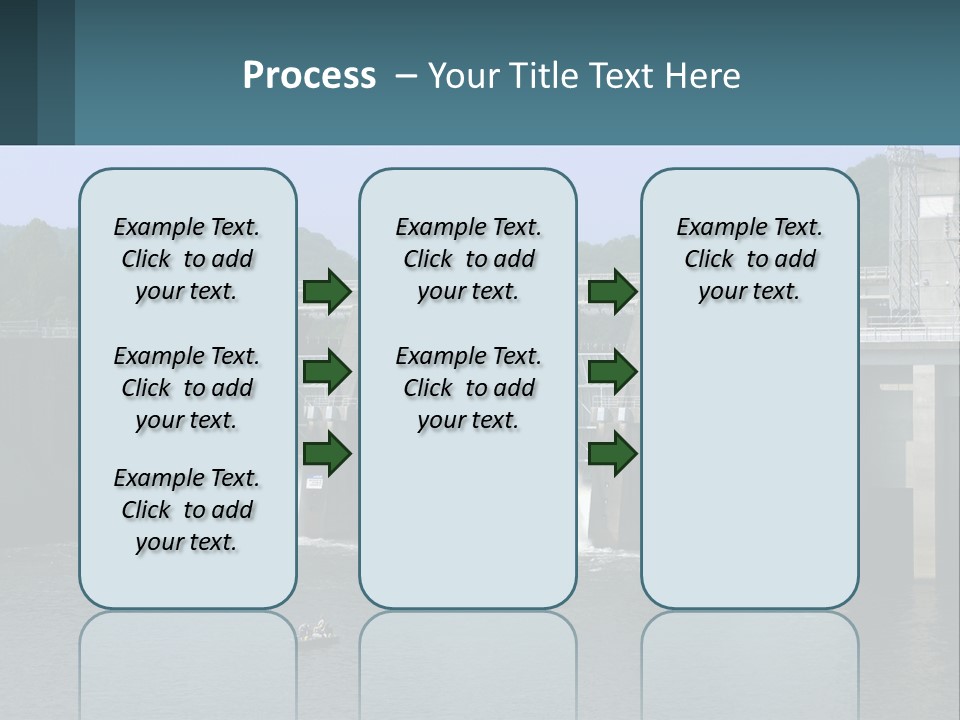 Concrete River Generation PowerPoint Template