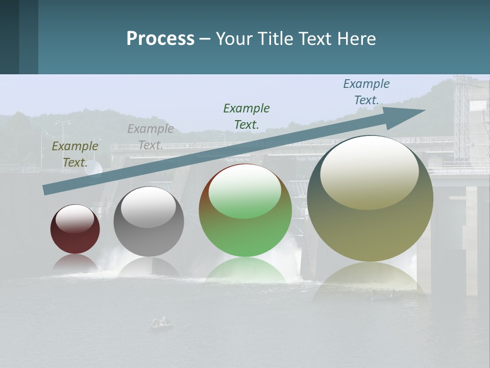 Concrete River Generation PowerPoint Template