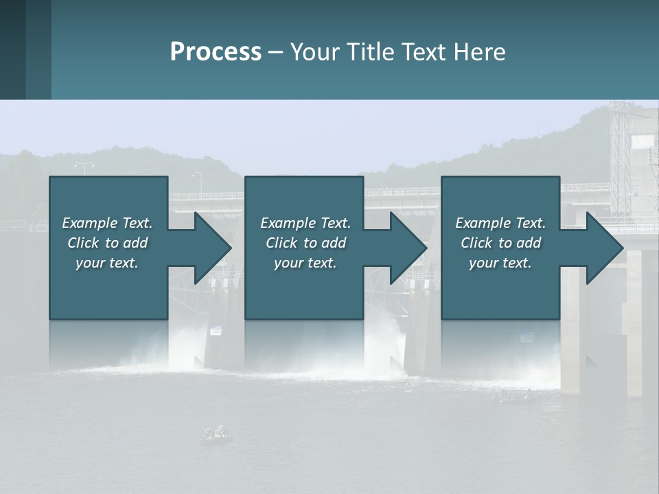 Concrete River Generation PowerPoint Template