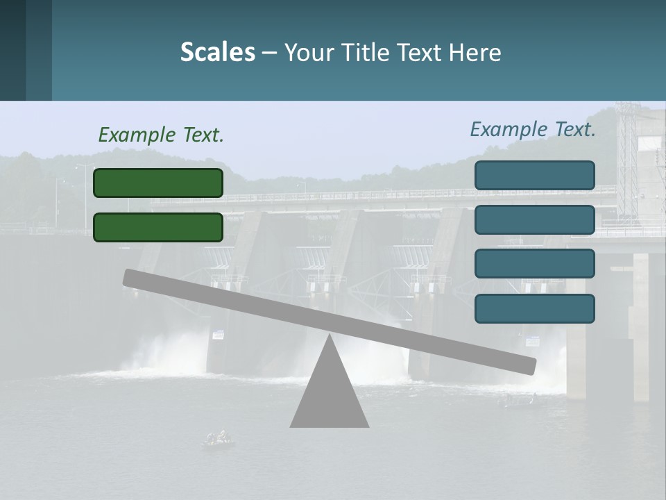 Concrete River Generation PowerPoint Template