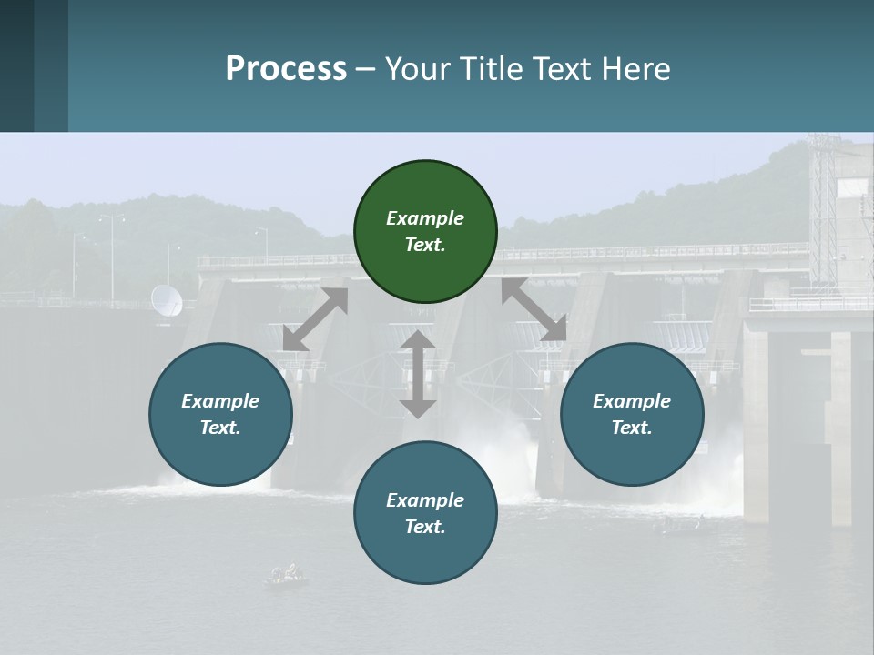 Concrete River Generation PowerPoint Template