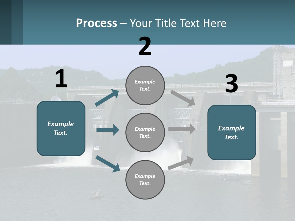 Concrete River Generation PowerPoint Template