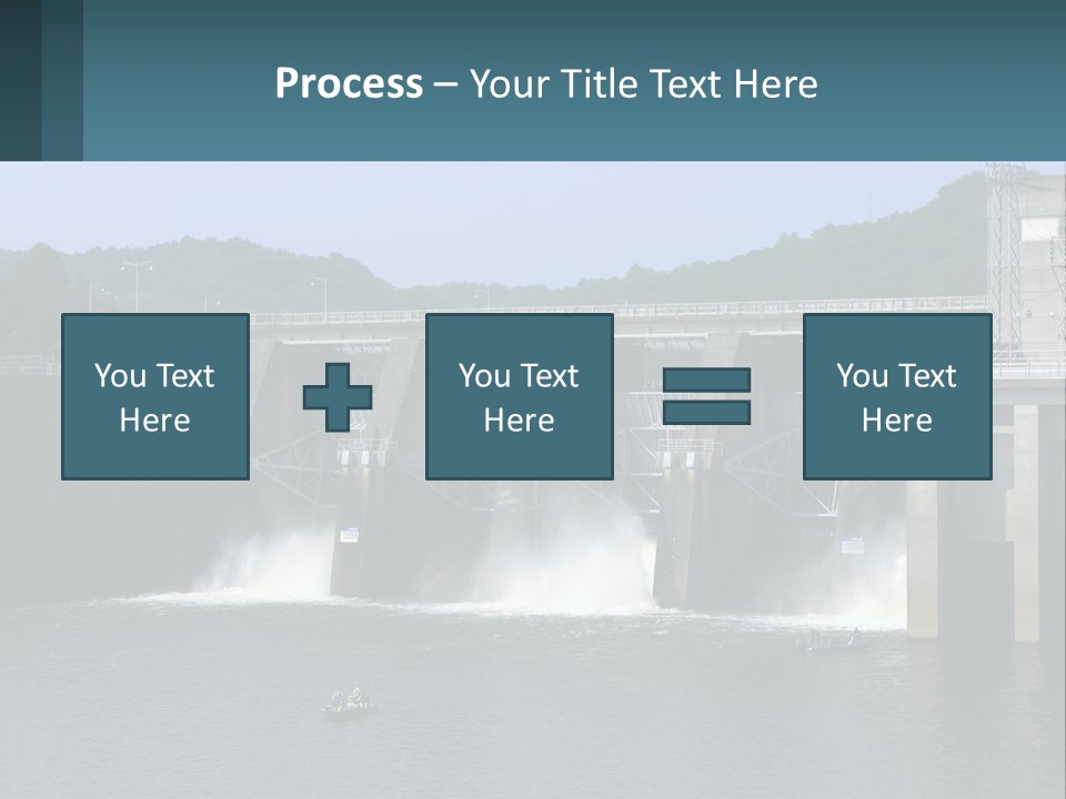 Concrete River Generation PowerPoint Template