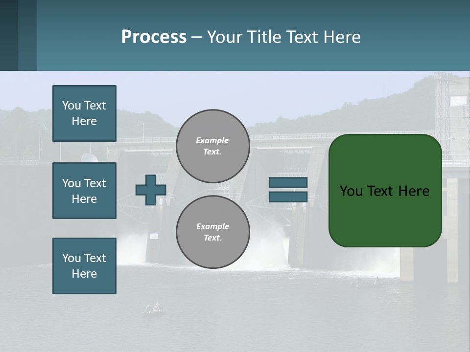 Concrete River Generation PowerPoint Template