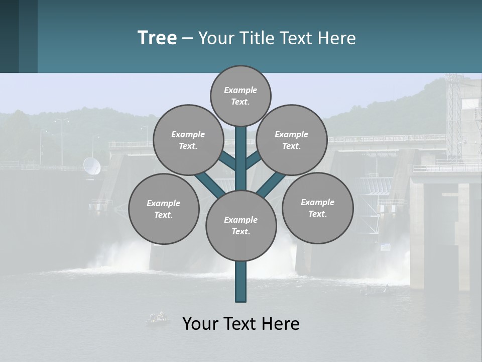 Concrete River Generation PowerPoint Template