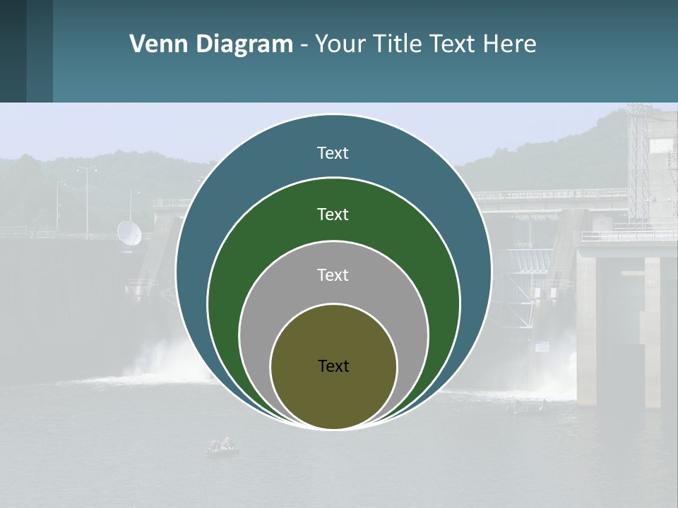 Concrete River Generation PowerPoint Template