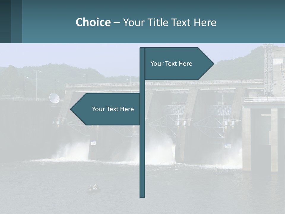 Concrete River Generation PowerPoint Template