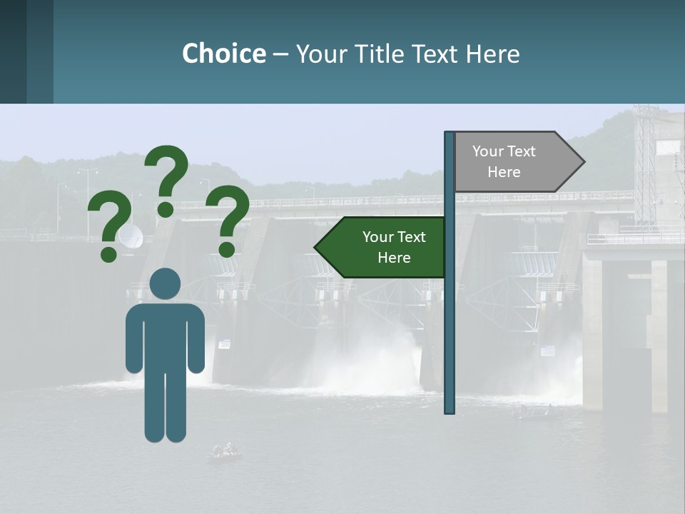 Concrete River Generation PowerPoint Template