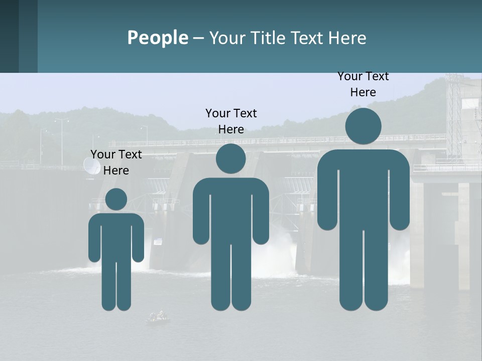 Concrete River Generation PowerPoint Template