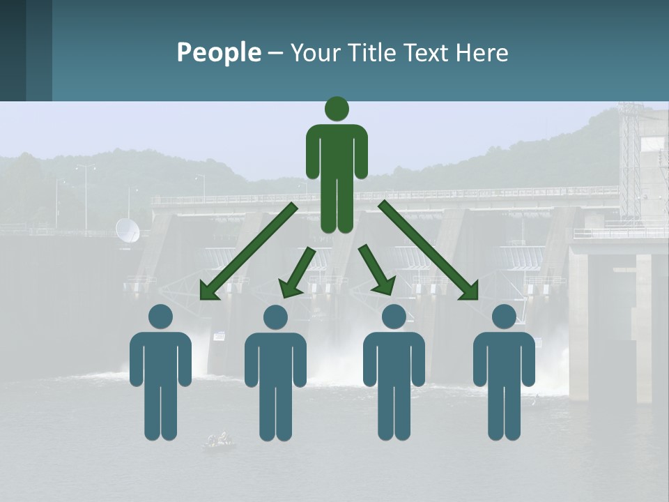 Concrete River Generation PowerPoint Template