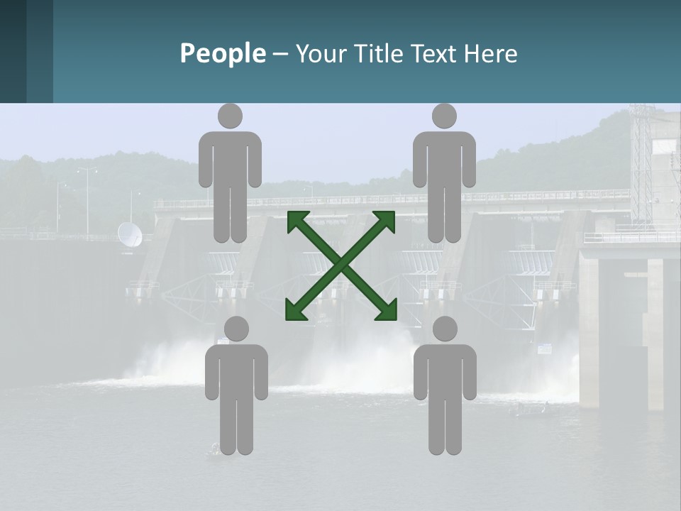 Concrete River Generation PowerPoint Template