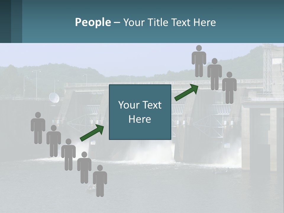 Concrete River Generation PowerPoint Template