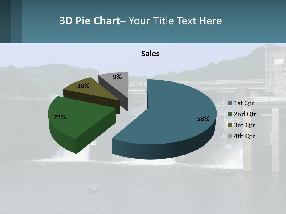 Concrete River Generation PowerPoint Template