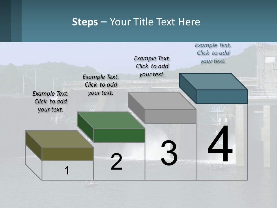 Concrete River Generation PowerPoint Template