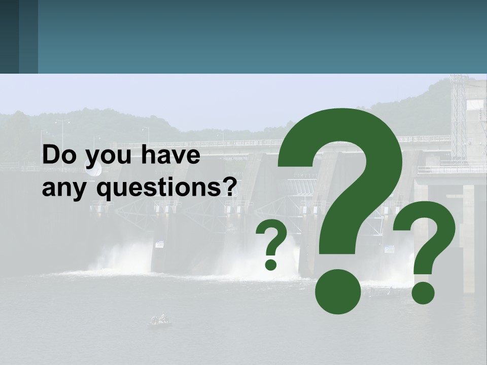 Concrete River Generation PowerPoint Template