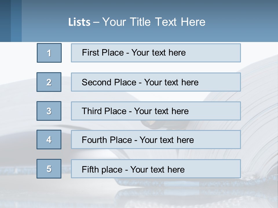 Data Background Write PowerPoint Template