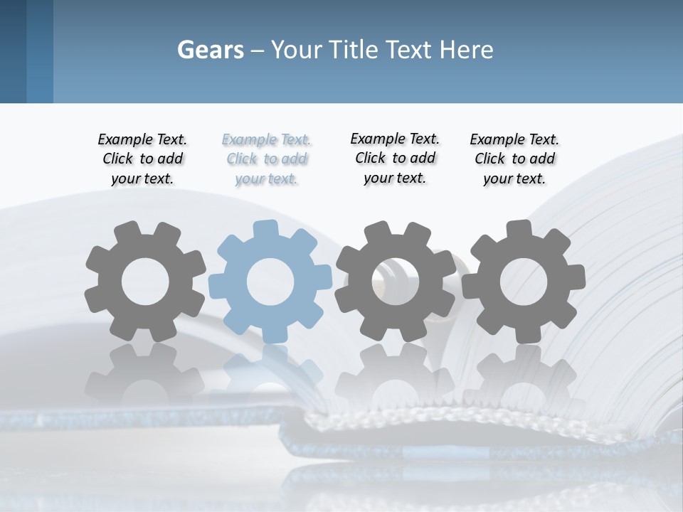 Data Background Write PowerPoint Template