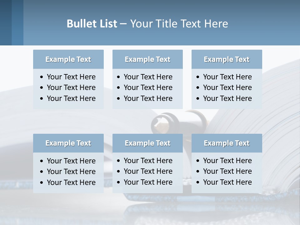 Data Background Write PowerPoint Template