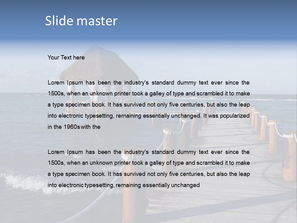 Paradise Cancun Summer PowerPoint Template