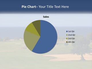 Land View Sunset PowerPoint Template