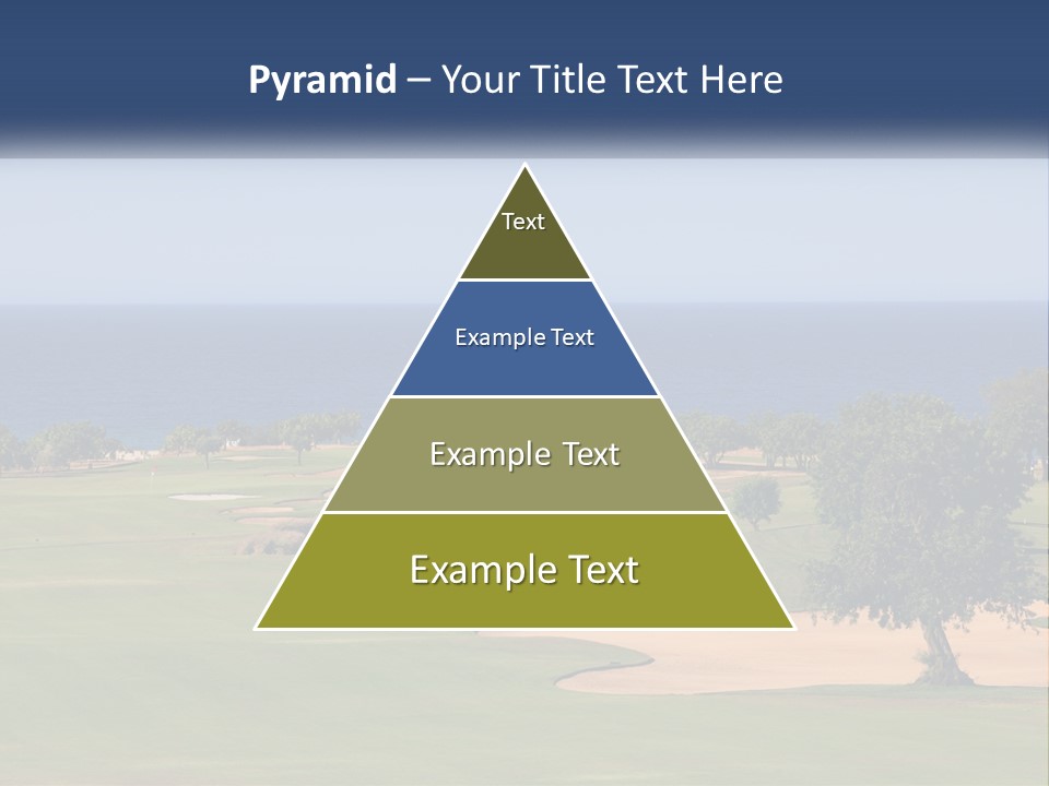 Land View Sunset PowerPoint Template