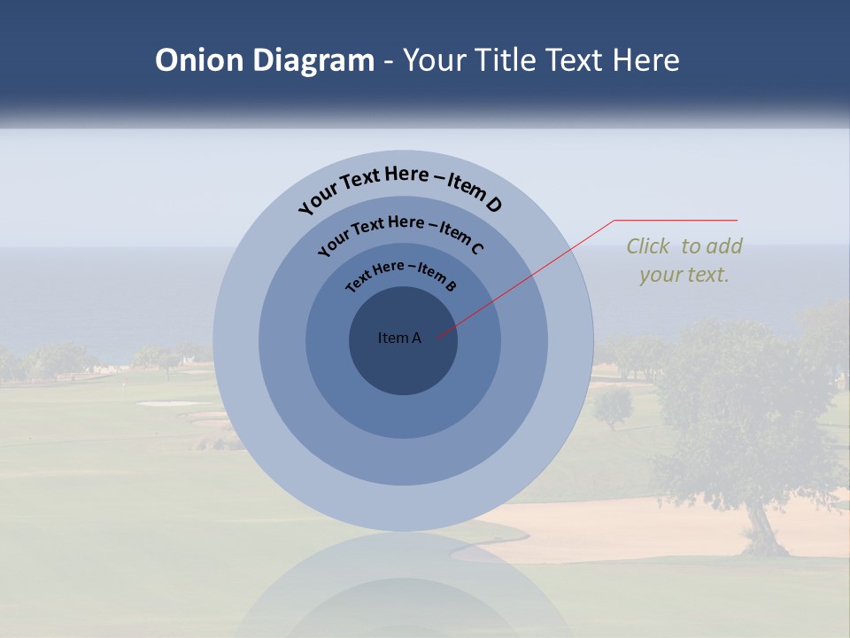 Land View Sunset PowerPoint Template
