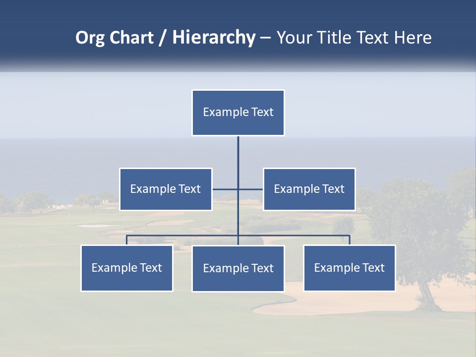 Land View Sunset PowerPoint Template