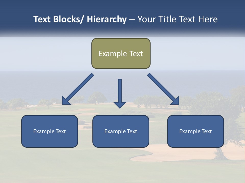 Land View Sunset PowerPoint Template