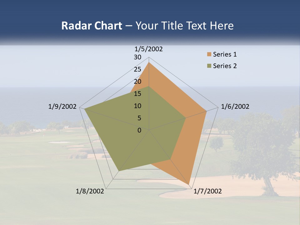 Land View Sunset PowerPoint Template