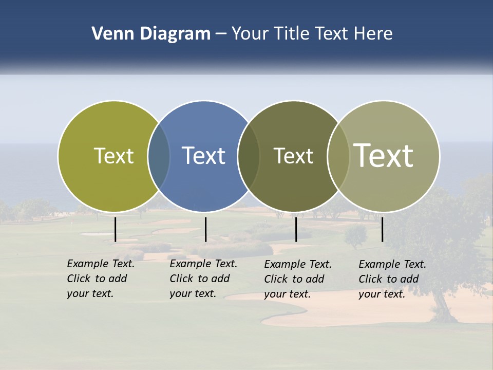 Land View Sunset PowerPoint Template
