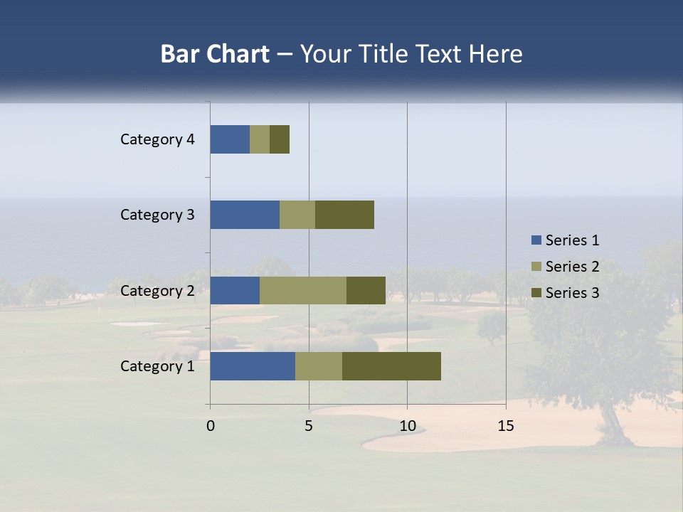 Land View Sunset PowerPoint Template