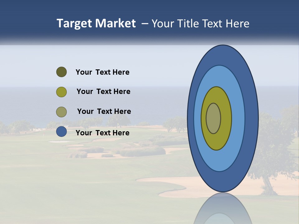 Land View Sunset PowerPoint Template