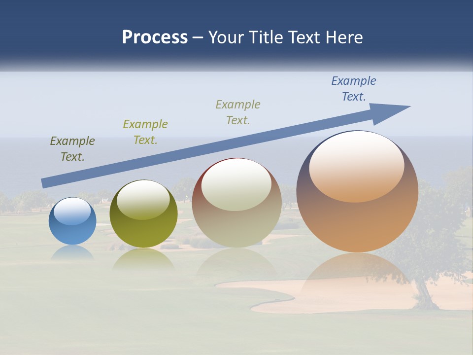 Land View Sunset PowerPoint Template