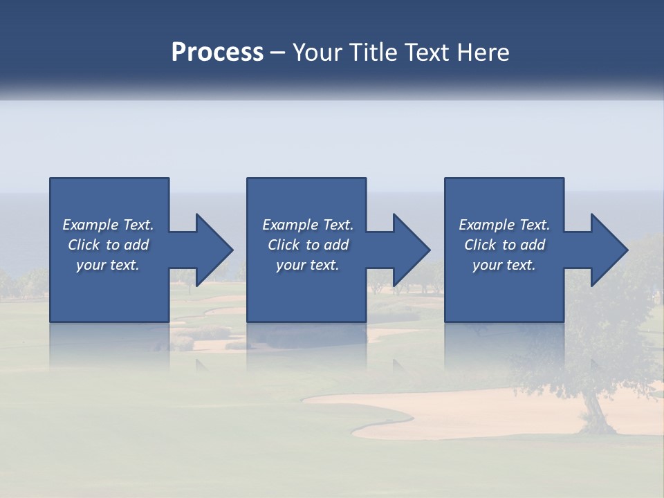 Land View Sunset PowerPoint Template
