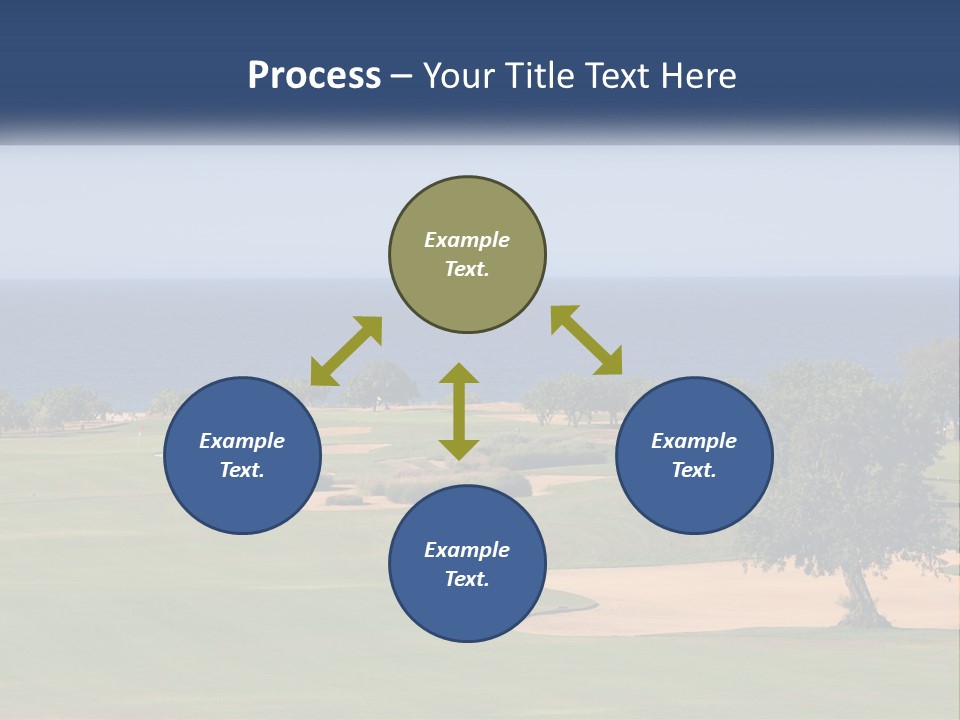 Land View Sunset PowerPoint Template