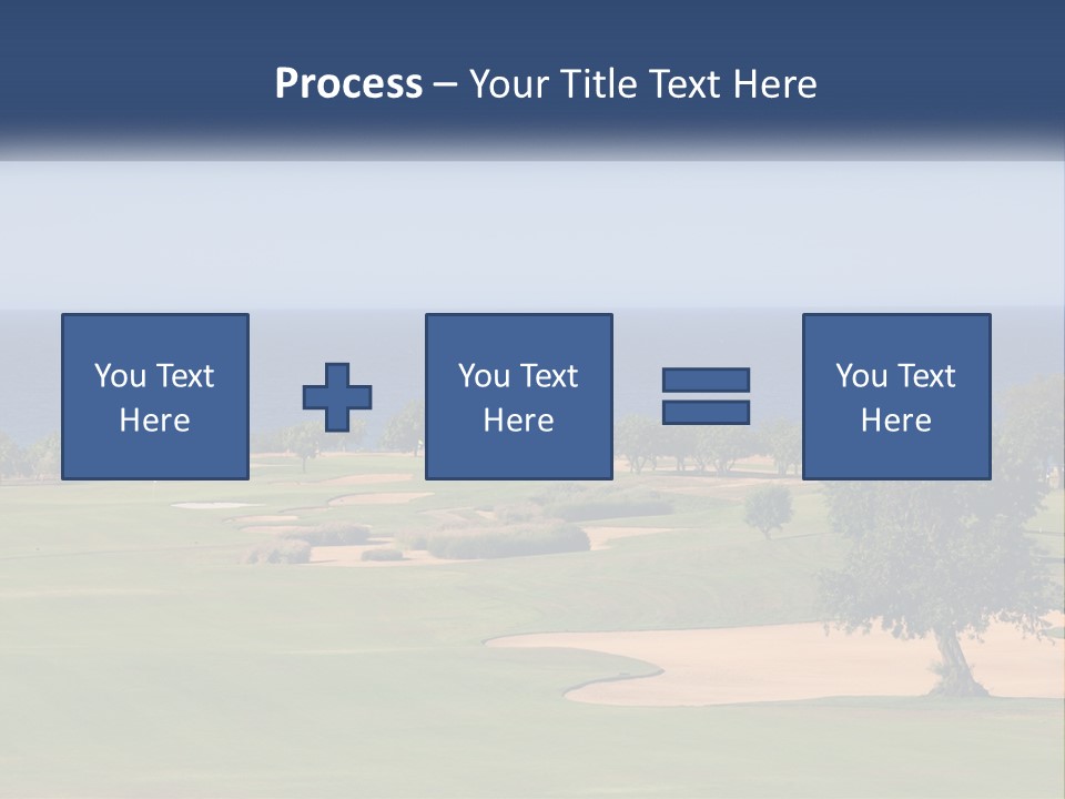 Land View Sunset PowerPoint Template