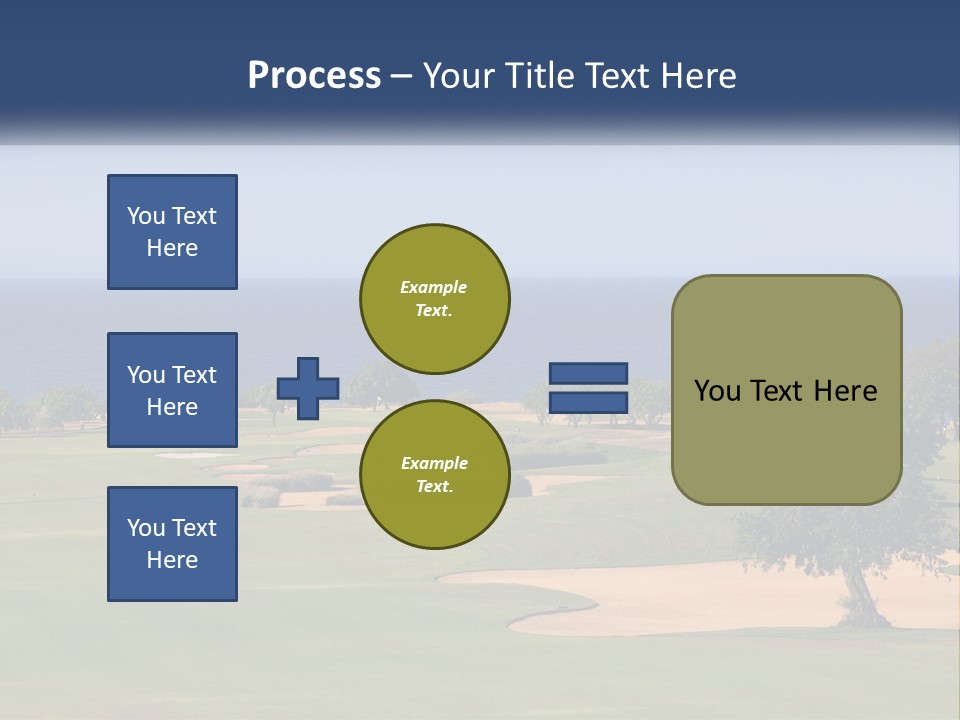 Land View Sunset PowerPoint Template