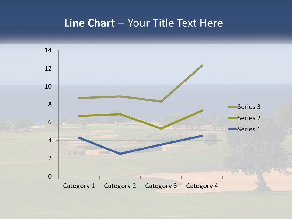 Land View Sunset PowerPoint Template