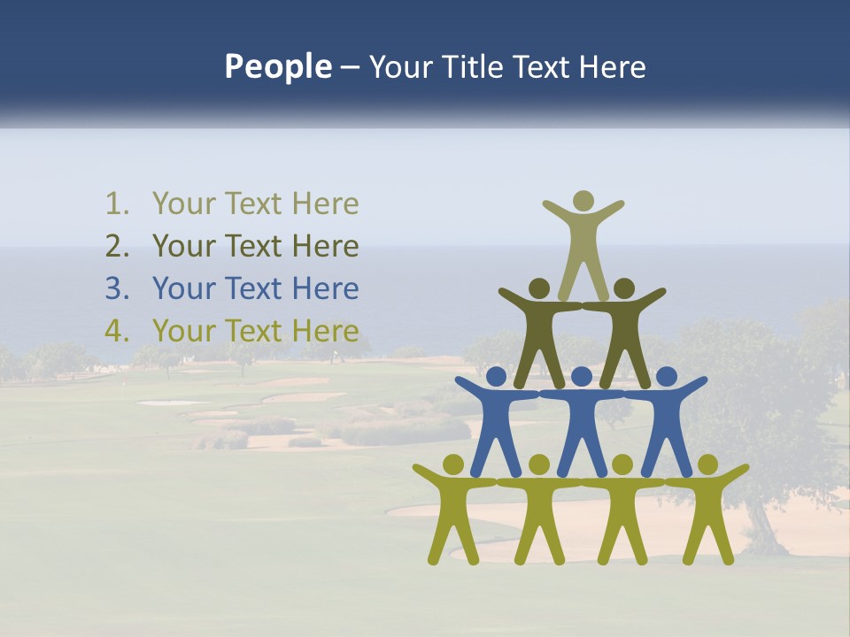 Land View Sunset PowerPoint Template