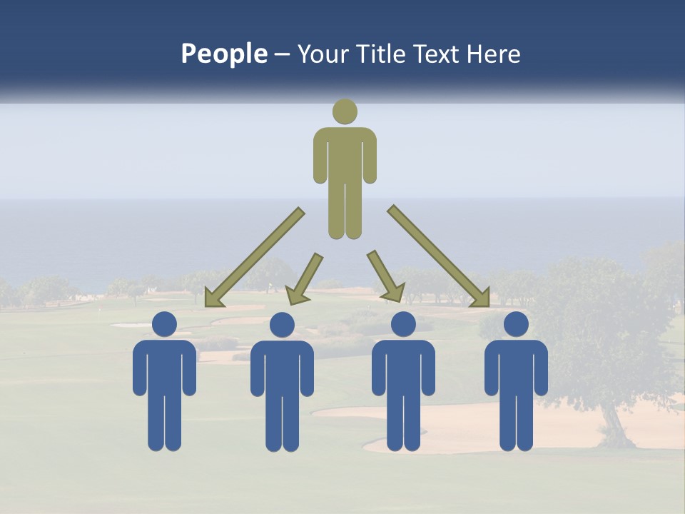 Land View Sunset PowerPoint Template