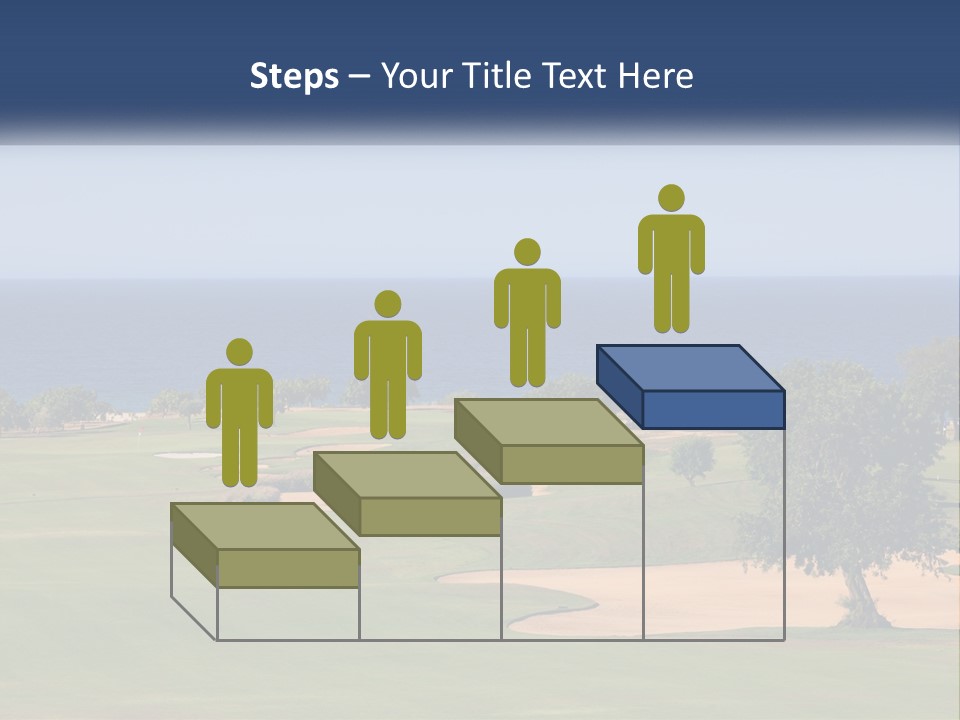 Land View Sunset PowerPoint Template